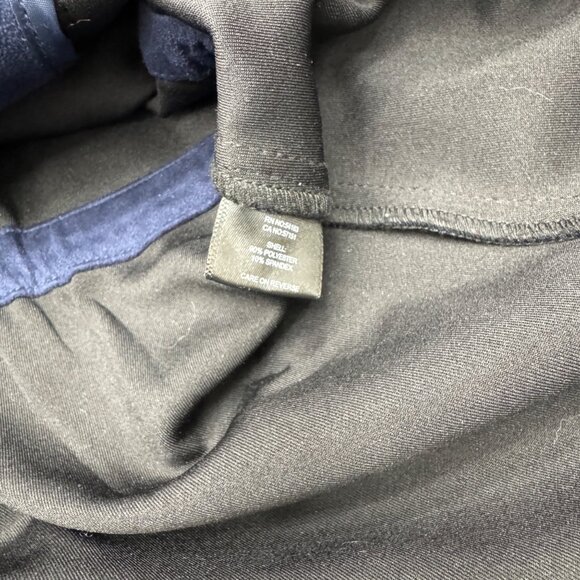 Marc New York Women's Navy Blue Faux Suede Full Zip Jacket Pockets, Size L - Picture 6 of 8